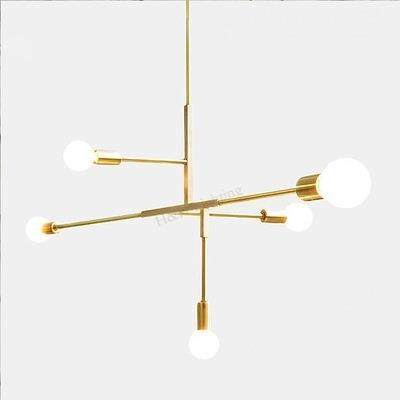 北欧现代简约时尚电镀金色吊灯咖啡厅卧室餐厅吧台创意个性灯具