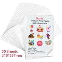 50Sheets White Matte