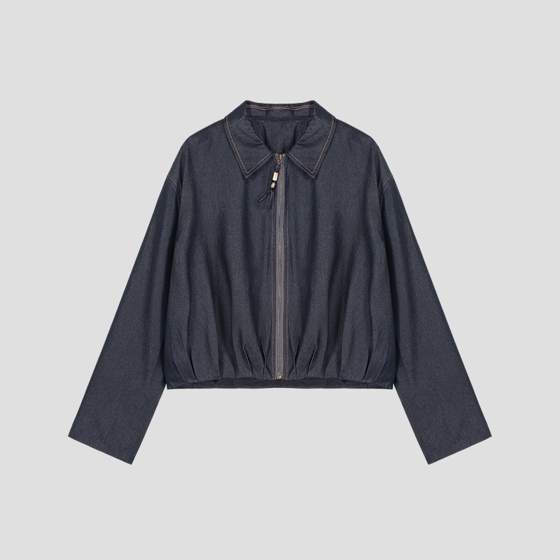 美式复古休闲夹克女2025年秋新款