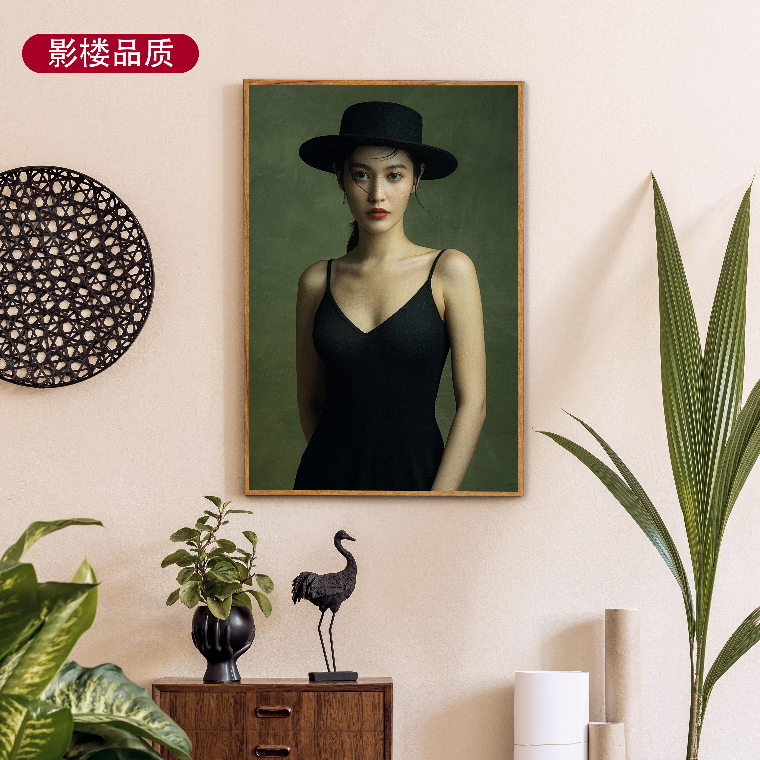 定制影楼艺术照个人写真照片冲洗放大挂墙落地相框形象照diy礼物