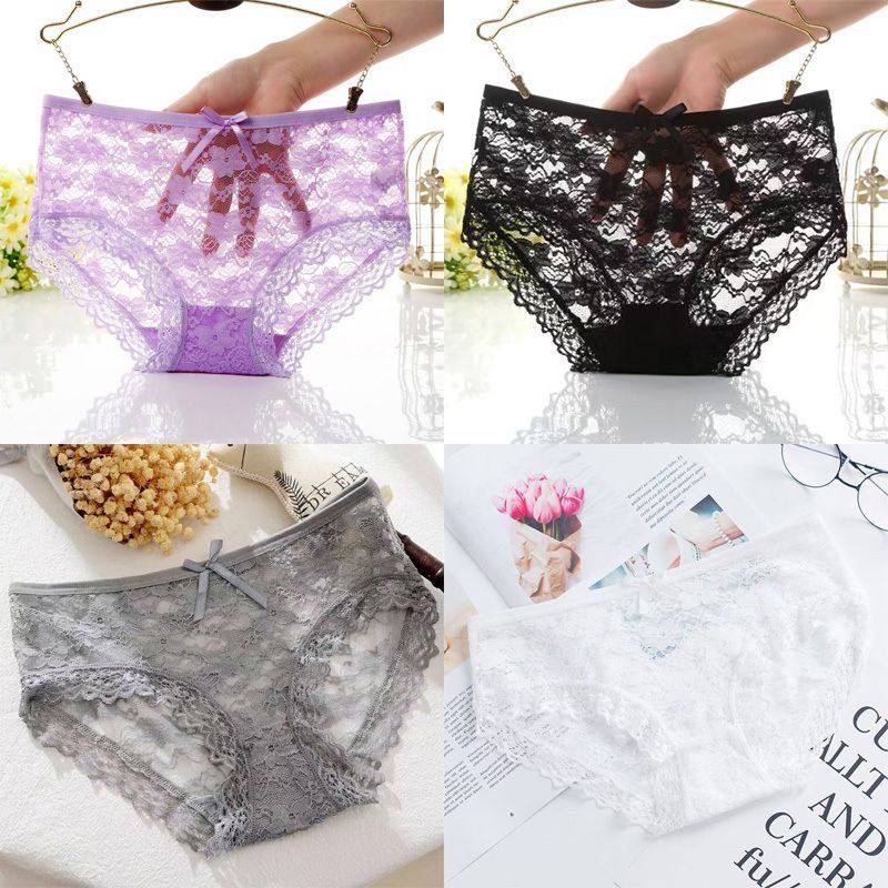 性感蕾丝内裤女士超薄透明中腰迷人韩版少女透气舒适三角裤,女士内衣/男士内衣/家居服,女三角裤,淘宝优惠券,粉丝福利购,淘宝优惠卷