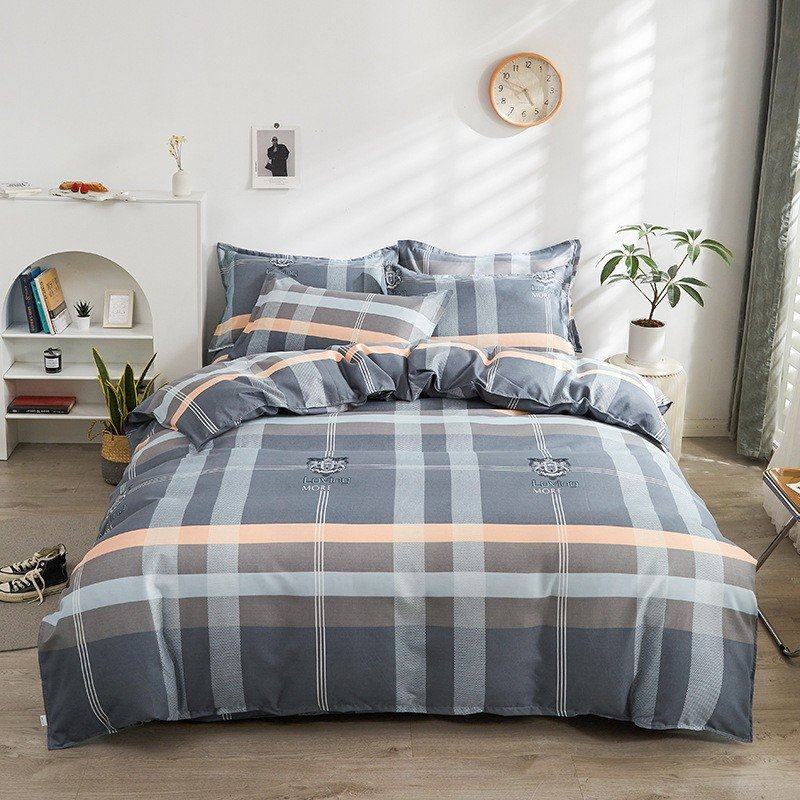 小清新磨毛植物羊绒四件套学生宿舍三件套印花斜纹床单款床上用品,床上用品,被套,淘宝优惠券,粉丝福利购,淘宝优惠卷