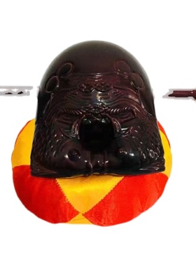 极速道家木鱼垫子锤子r摆件装饰品家居全套3.5寸法器双鱼家用