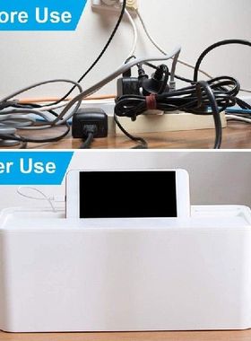 极速Cable Managemennt Box, ABS Cable Organizer Cord Hider Bo
