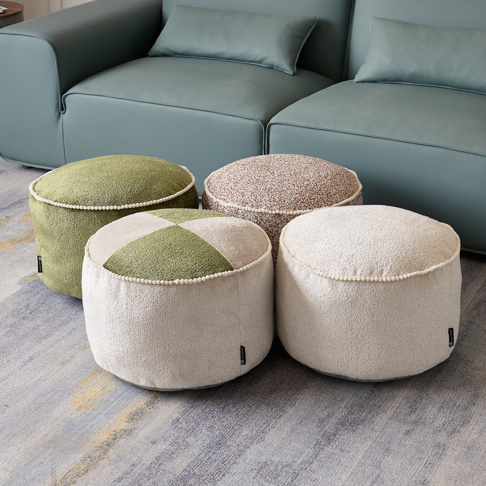 现代圆形蒲团垫脚座墩收纳套手工脚踏套多功能布艺收纳墩子套坐墩,橡塑材料及制品,其他塑料制品,淘宝优惠券,粉丝福利购,淘宝优惠卷