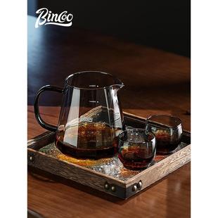 v60滤杯滴漏式 BINCOO玻璃咖啡分享壶品鉴杯套装 过滤纸漏斗手冲壶