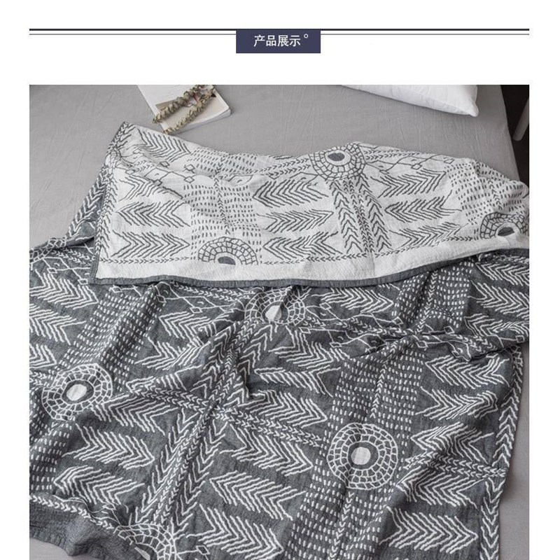 纯棉毛巾被软四层纱布单双人季柔盖毯空印弟安毛调毯夏1凉被50*2