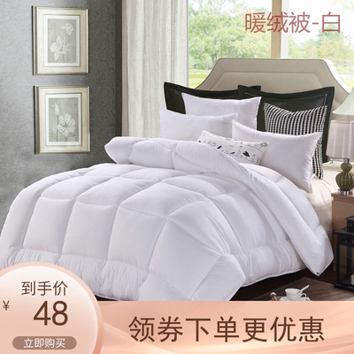 夏凉被春秋被丝棉被单人被子酒店被芯双人空调被白色四季通用包邮