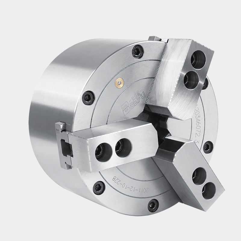 倍得福三爪中实气动卡盘车床夹头改装总成全套全套160/200/250