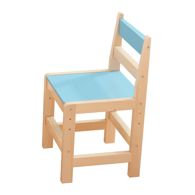 实木可升降儿童椅小学生简约实用学习椅松木凳子家用幼儿园靠背椅