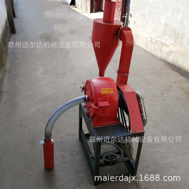 现货销售家用小型玉米大料粉碎机 自吸齿盘粉碎机 调味品磨粉机