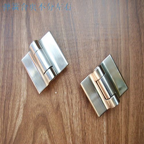 不锈钢隔断门合页 公共厕所卫生间隔断配件 精雅平门弹簧自闭铰链