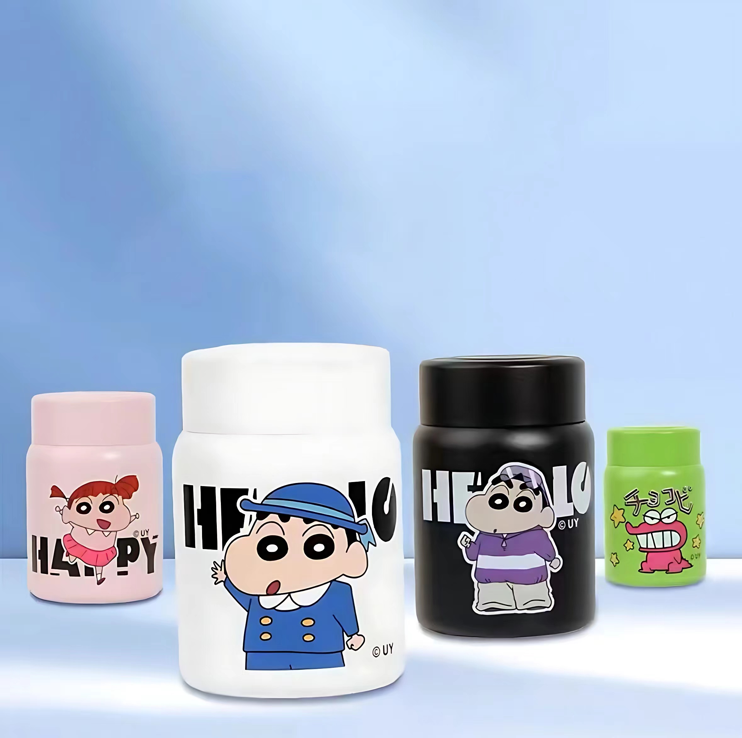 可爱迷你杯蜡笔小新不锈钢保温杯