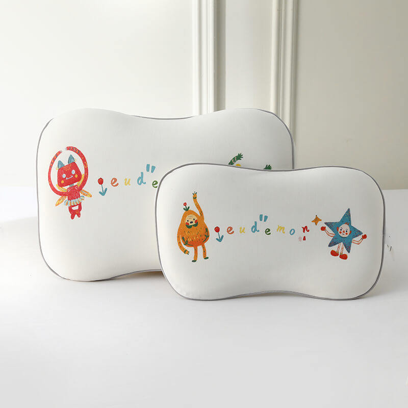 ELLIS FIBRE宝宝枕儿童枕记忆棉枕芯A类幼儿全棉枕头定型枕护脖颈