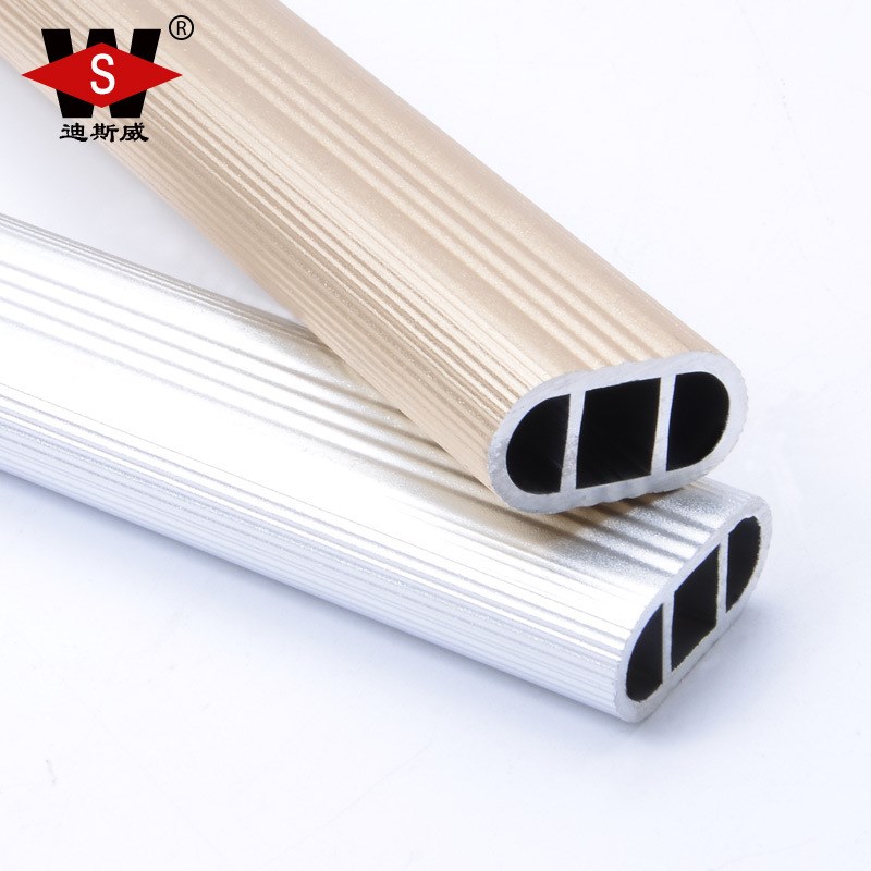 2.0mm加厚铝合金衣柜挂衣杆固定法兰衣杆托挂杆衣橱内五金配件