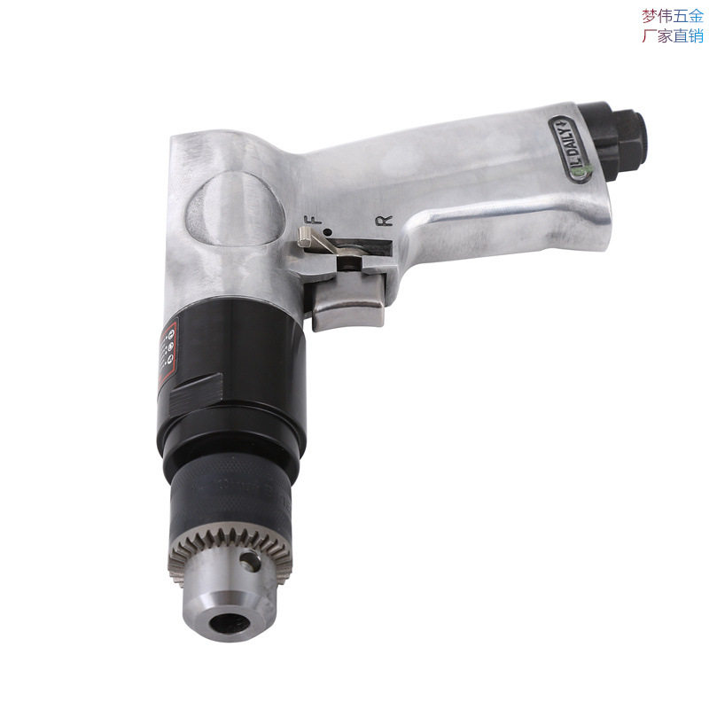 高宝钻孔机10mm气动手枪钻 13mm枪式气钻 正反转风钻工业级气动钻