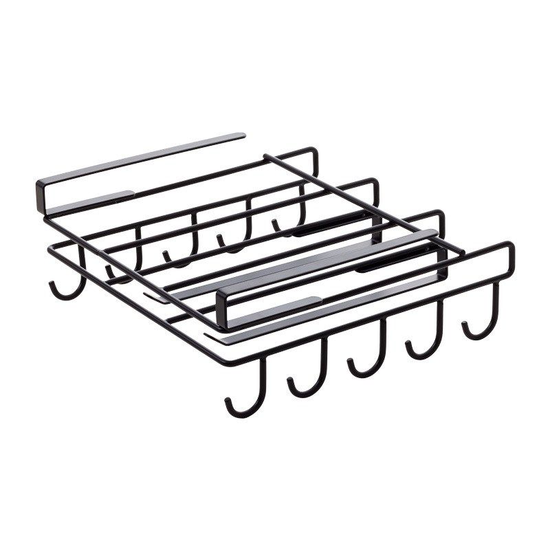 厨房置物架橱柜内收纳挂篮吊柜下悬挂菜板砧板收纳架分层用纸挂架
