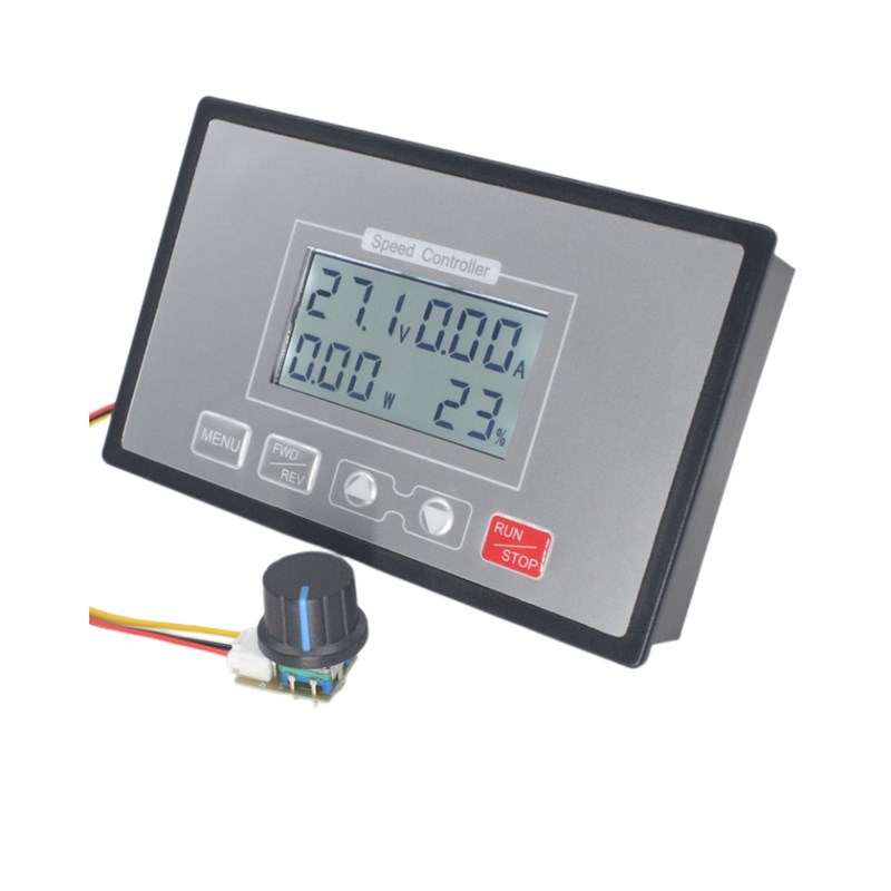 智能直流电机调速器 正转 反转 堵转保护器12V24V36V48电压电流表