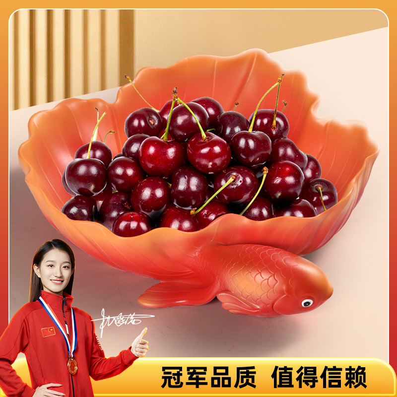 金鱼收纳摆件客厅桌面茶几餐厅零食糖果盘入户门钥匙玄关收纳礼物