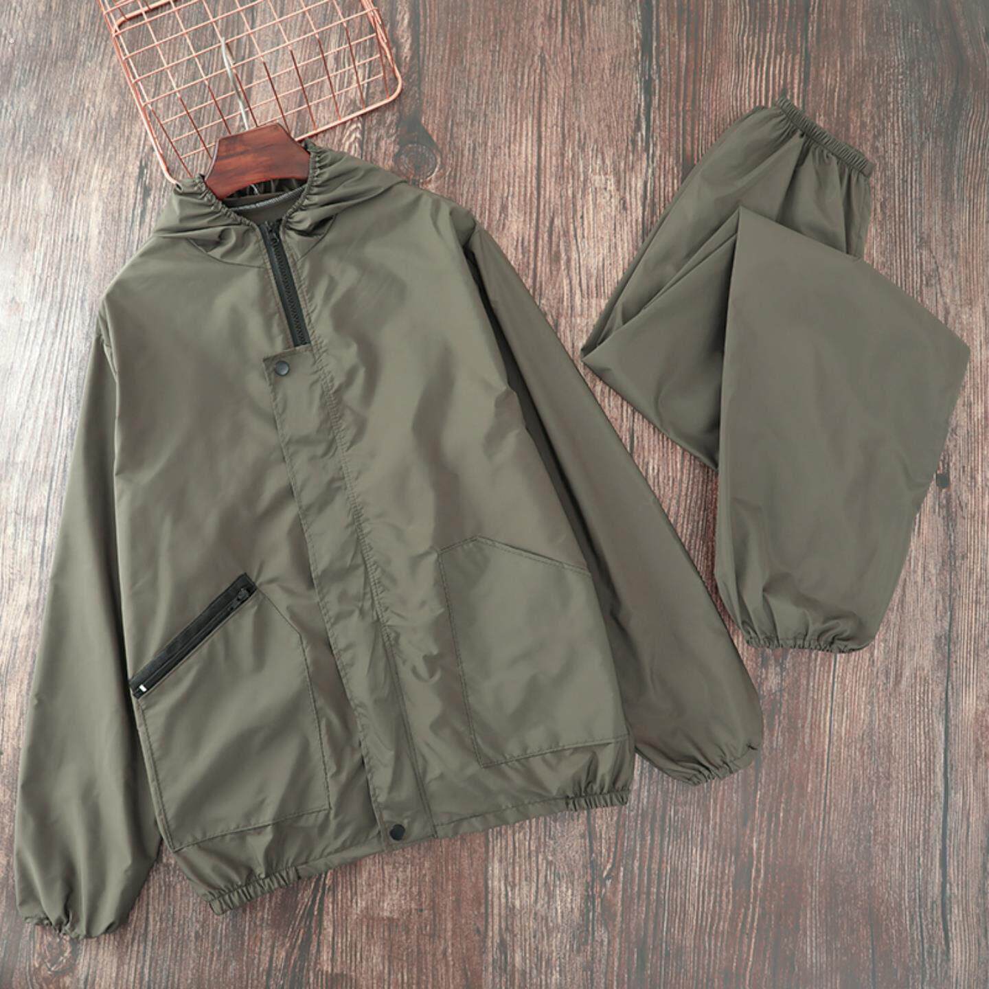 防护服分体防尘服男女无尘工作服户外喷漆防污防粉尘宽松耐磨水洗