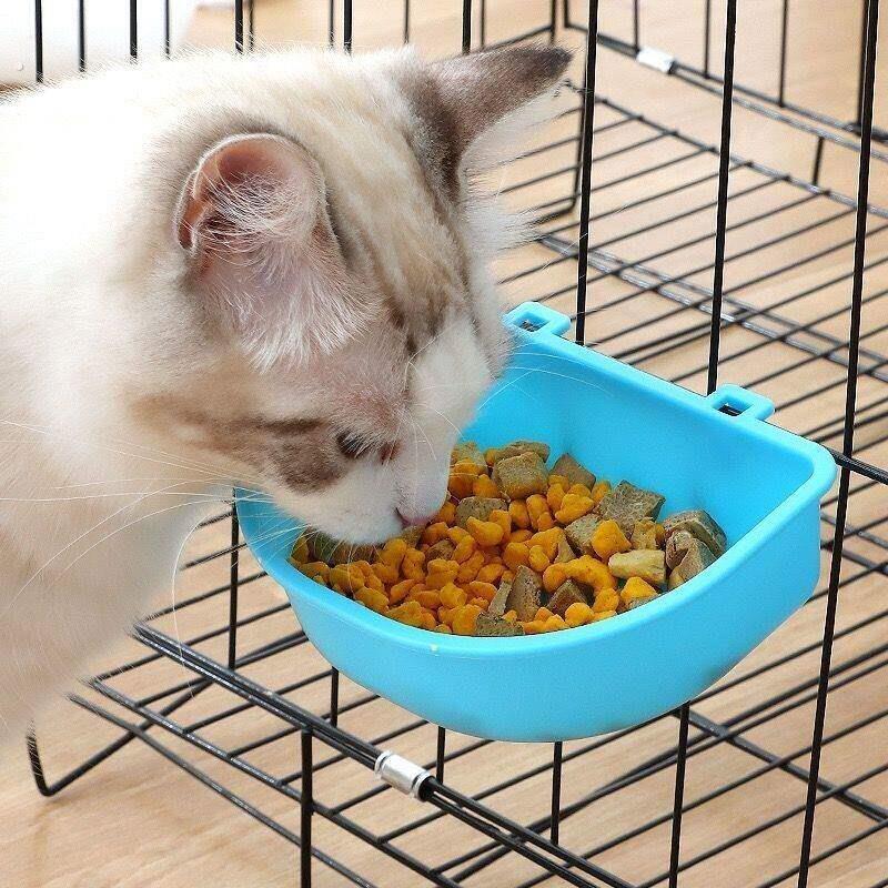 宠物挂碗狗狗食盆悬挂式猫碗喝水碗托运专用可携式宠物笼航空箱食