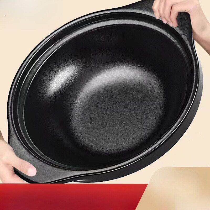 砂锅炖锅家用陶瓷煲仔饭专用汤煲耐高温干烧不裂小号沙锅煲汤商用