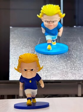 哈兰德手办Q版3d打印摆件球星可爱模型2026足球杯创意收藏纪念品