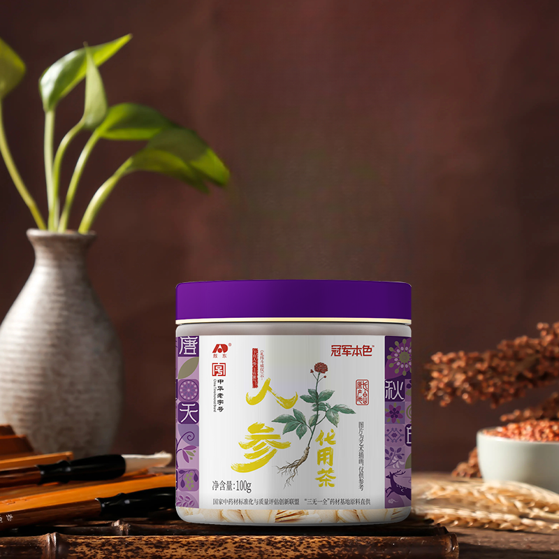 唐秋天的果人参片代饮茶办公室泡茶即食灌装年货