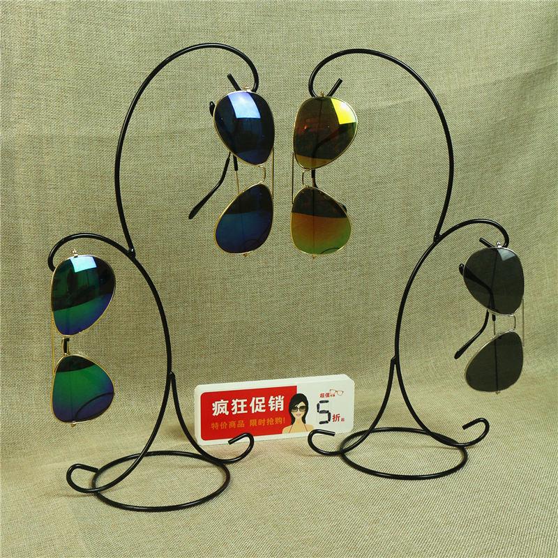 创意金属太阳眼镜展示架悬挂式近视眼镜陈列道具眼镜店装饰摆件