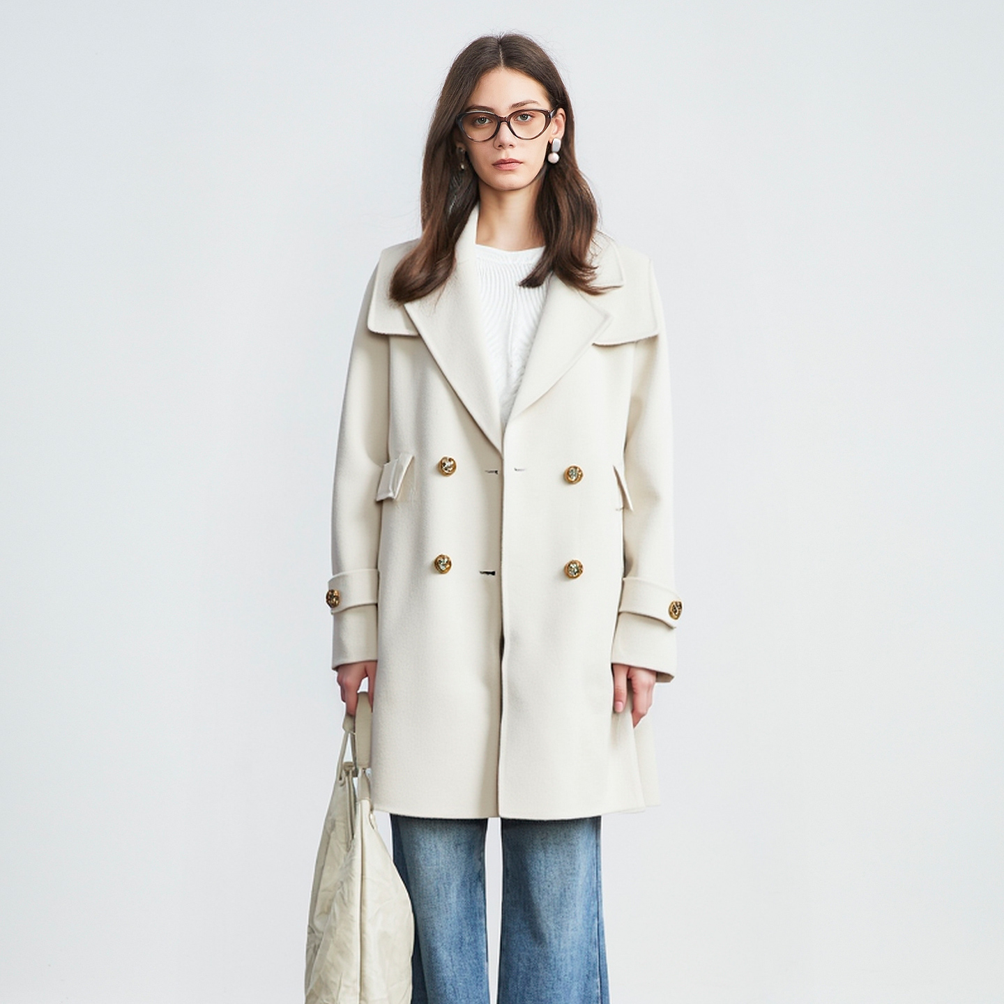 【超能小太阳严选】姚领女装冬季新品大衣861M40139