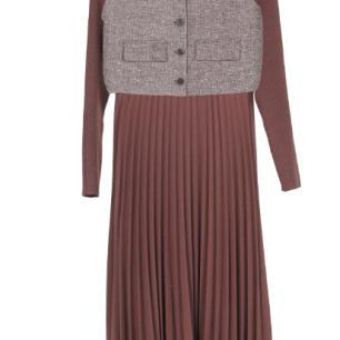 美拉德穿搭【精仿羊毛】姚领836K40292连衣裙