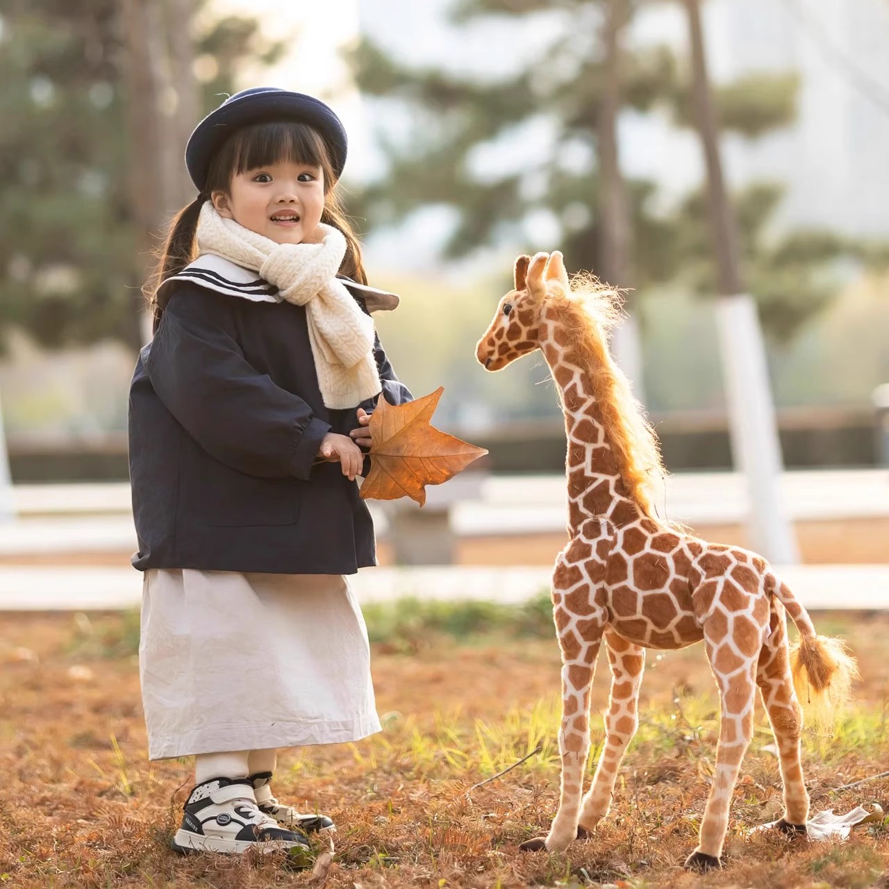 男女童儿童摄影柔软蓝色日系宝宝萌娃海军风水手服外套设计感上衣
