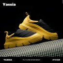 亚束战车棉鞋冬季防滑防水加绒保暖防寒增高耐磨外穿一脚蹬情侣鞋