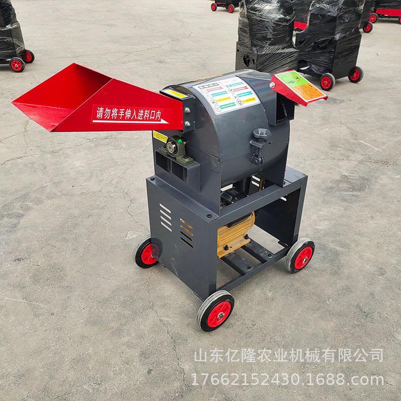 养殖场饲料秸秆粉碎机 牧草超细粉碎打浆机 牛羊切草揉丝机