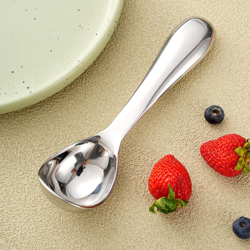 304不锈钢冰淇淋挖球勺加厚空心柄水果挖球器家用冰激凌雪糕勺子