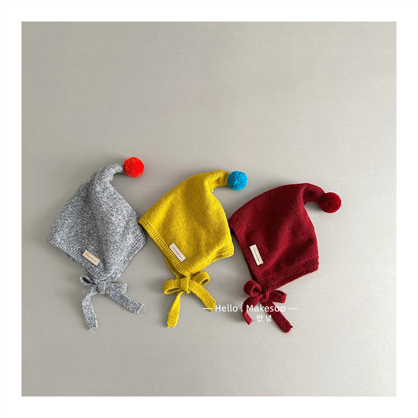 宝宝尖尖小球毛线帽韩系ins秋冬保暖儿童系带尖顶纯色针织护耳帽,童装/婴儿装/亲子装,帽子,淘宝优惠券,粉丝福利购,淘宝优惠卷