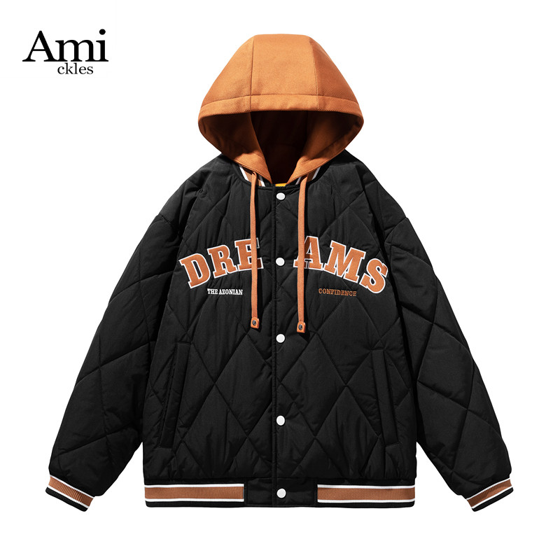 Amickles棉服男士冬季新款加厚保暖大码棉袄子男生棉衣外套