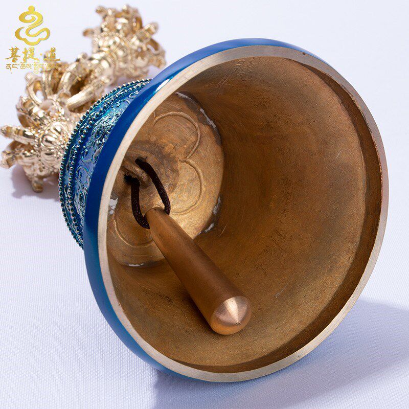 尼泊尔金刚铃杵五股九股藏式摇铃清脆天官K赐福金刚杵铃铛藏式摆