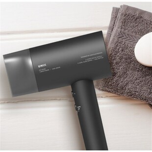 韩国直邮unix黑色高颜值吹风机UyN-B3096大功率1800W冷热风科技