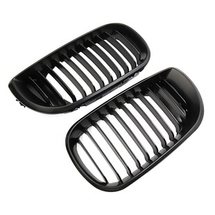 Matte ATOHAX Hood Black Kidney Front Grill BMW GrMille
