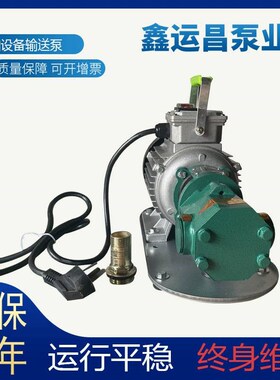 新款WCB手提泵 便携式220V齿轮油泵 AWCB30/50/75/100 高温电动抽