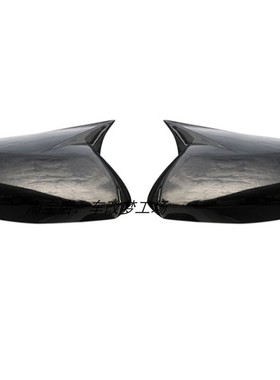 15-21款SIENTA后视镜盖装饰1C70系黑色碳纤维牛角反光镜罩雨眉配