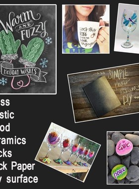 Metallices Permanent Paint Markers Pens  Fine RPoint Metal A