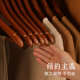 实木衣架家用挂衣防滑衣服无痕衣挂衣柜木质木头橄榄木服装 店衣撑