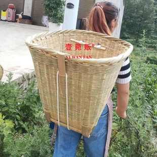 贵州竹编背篓成人家用背篼买菜竹筐背筐手工编织农用背萝背箩背