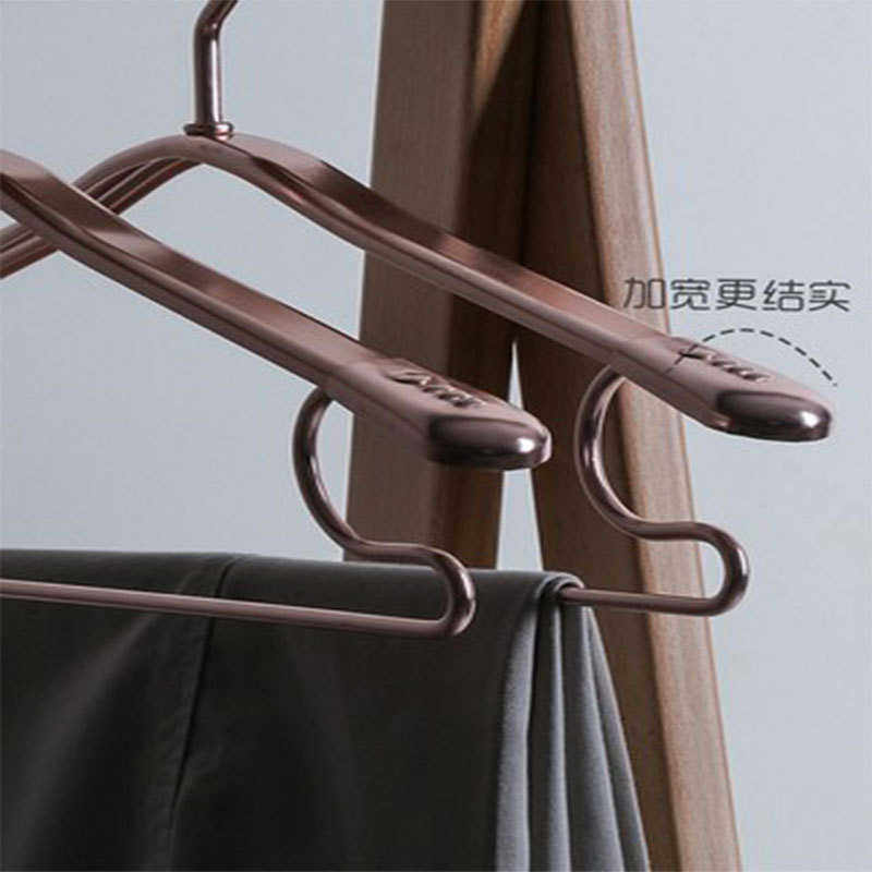 裤夹子家用无痕太空金属铝合金防滑衣架裤架衣衣撑衣服架子直销,收纳整理,多夹子晾衣架,淘宝优惠券,粉丝福利购,淘宝优惠卷