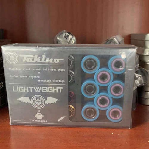 takino轻量化黑陶陶瓷轴承轮滑鞋溜冰鞋漂移板滑板高速速滑速桩