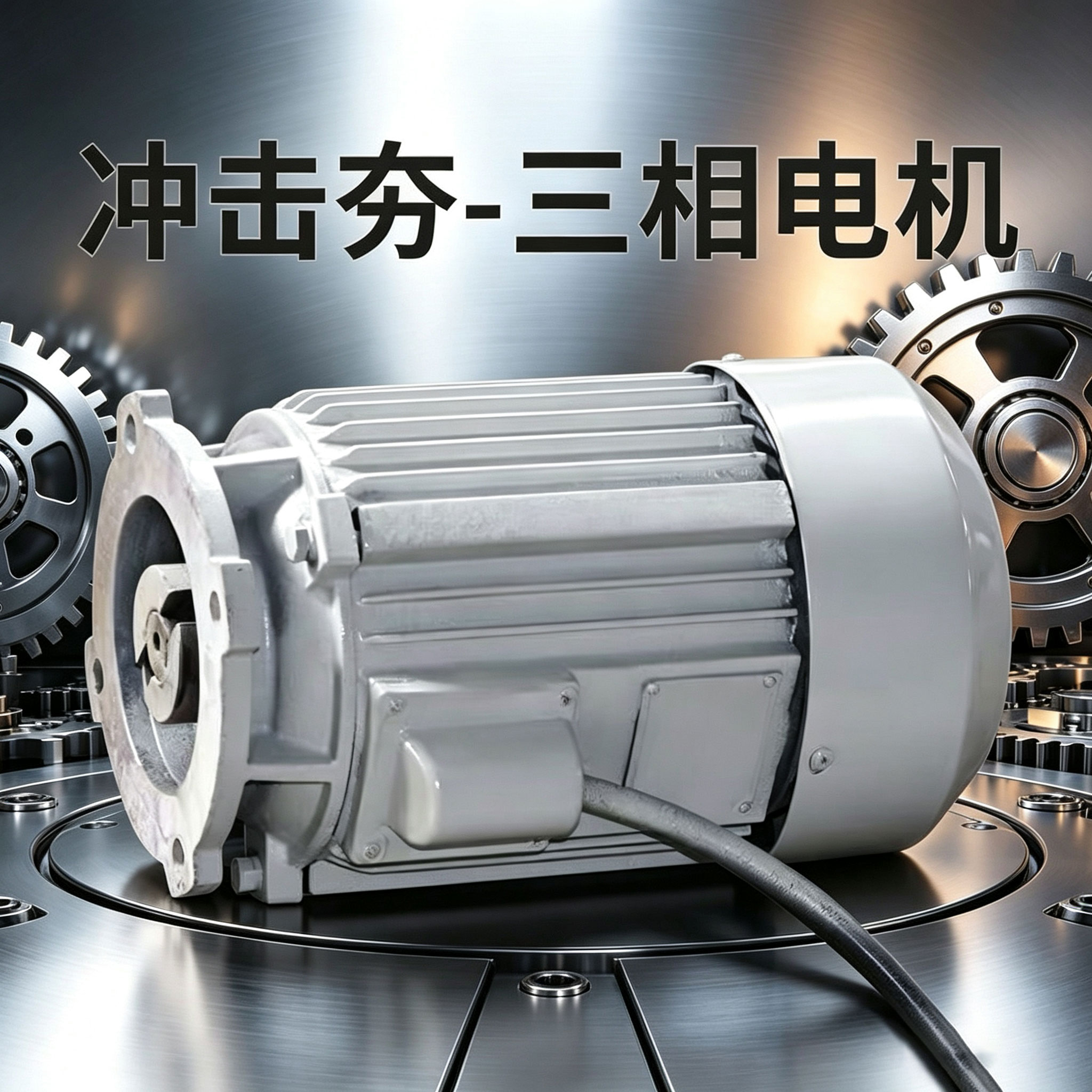 冲击夯电机打夯机马达380V220V高速三相电机单相电机电动打夯机