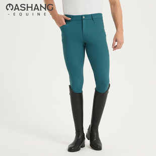 透气马术裤 Mashang 半胶金属片马裤 骑马裤 KGM113 Equine男款