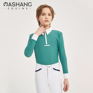 BLT2225 上衣骑马服装 Mashang Equine男童专业马术比赛长袖